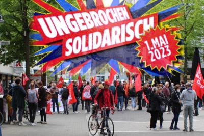 Ungebrochen Solidarisch Logo 1. Mai