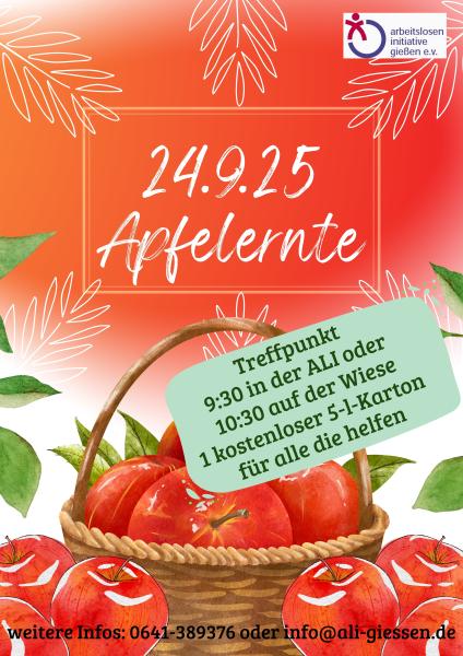 Apfelernte am 24.9.25