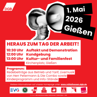 Heraus zum Tag der ARbeit - Flyer