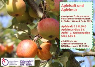 Apfelsaft-Plakat