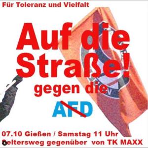 Für Toleranz und Vielfalt auf die Straße