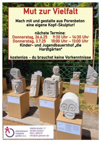 Plakat Mut zur Vielfalt Termine
