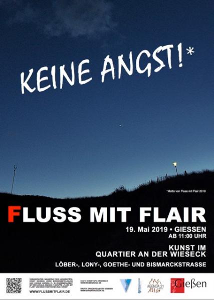 Fluss mit Flair Plakat