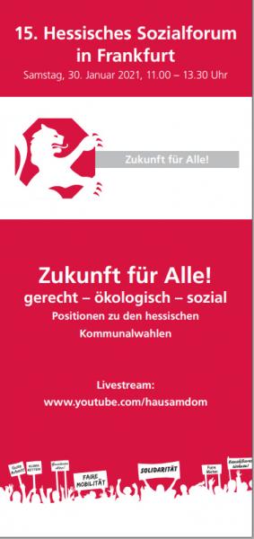 Hesisches Sozialforum - Flyer