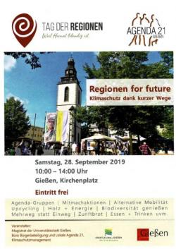 Flyer Tag der Regionen 2019