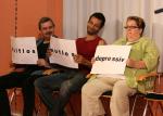 Szene bei der Theateraufführung