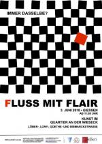 Fluss mit Flair Plakat