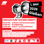 Heraus zum Tag der Arbeit - Flyer DGB