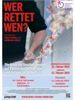 Plakat - wer rettet wen?