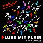 Fluss mit Flair Plakat Ausschnitt