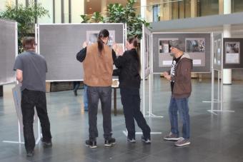 Vernissage Abstellgleis: Aufbau