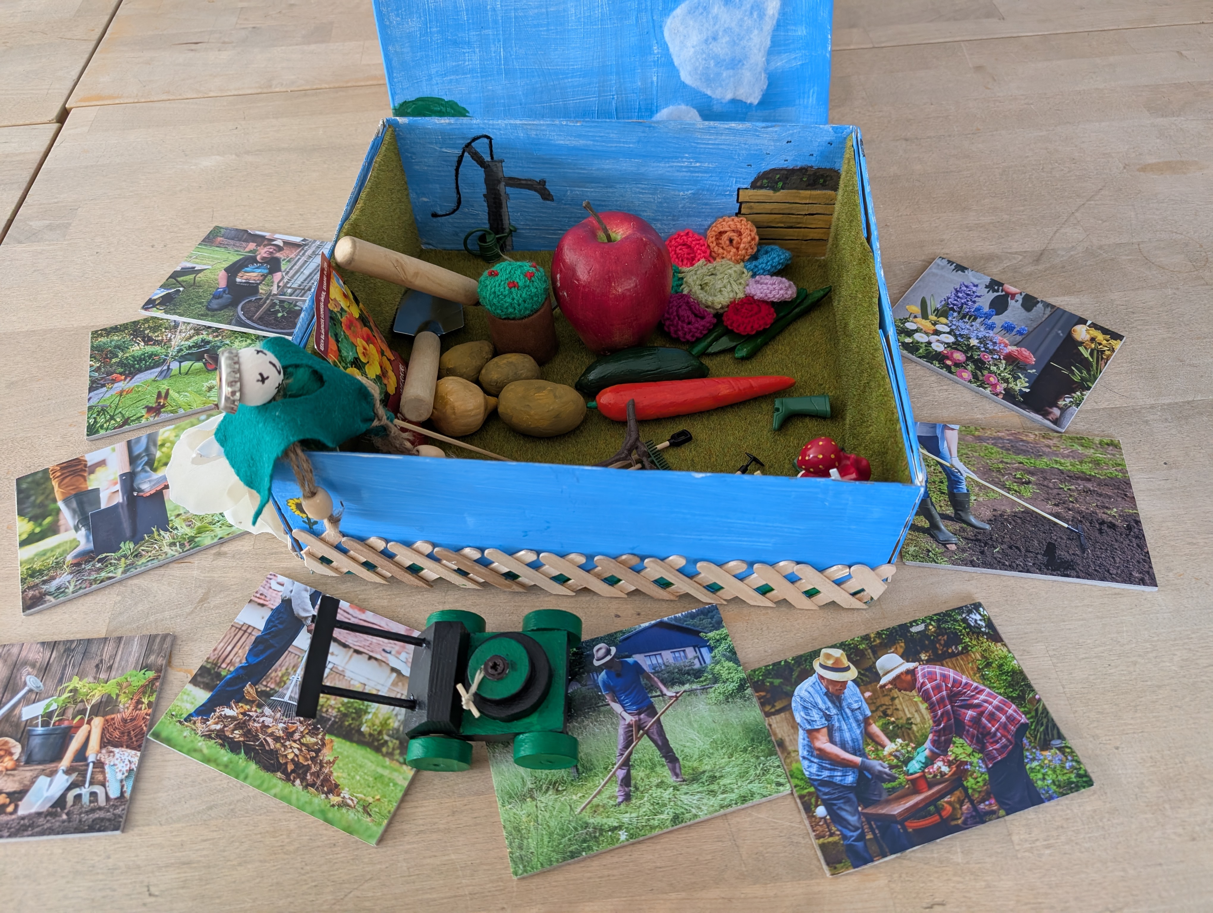 Themenkiste "Garten" für Pflegeheim Lich
