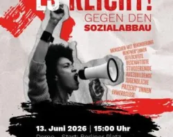 Bundesweit und in Gießen finden diesen Monat mehrere Aktionen gegen den von der Regierung geplanten Sozial-Kahlschlag statt.