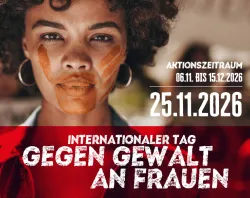 Portrait Frau, Internationaler Tag Gegen Gewalt an Frauen